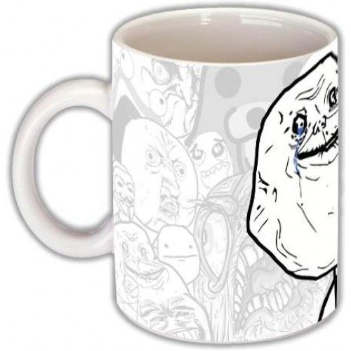 Os famosos memes da internet agora na caneca, colecione!  Vi