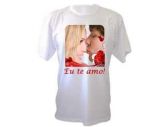 Camiseta Branca Personalizada tamanho adulto